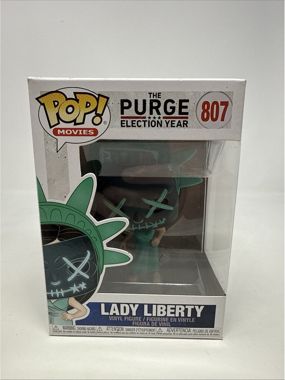 Funko Pop! Vinyl Lady Liberty The Purge Election Year #807 Movies Figure